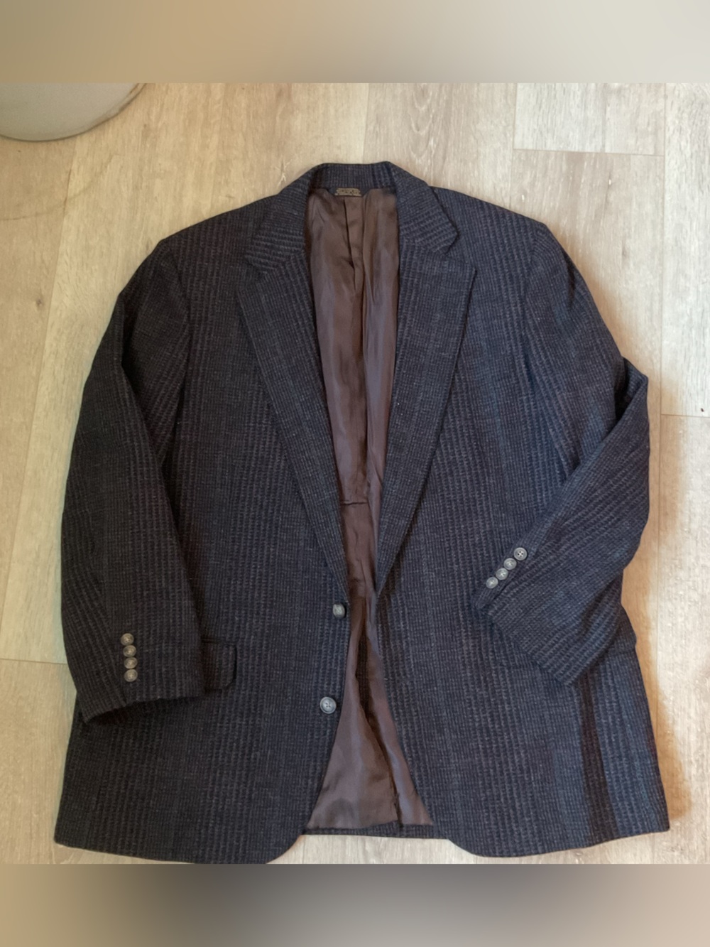 Vintage Mens Corbin Teeed wool Classic Tailored Jacket Blazer 44/46